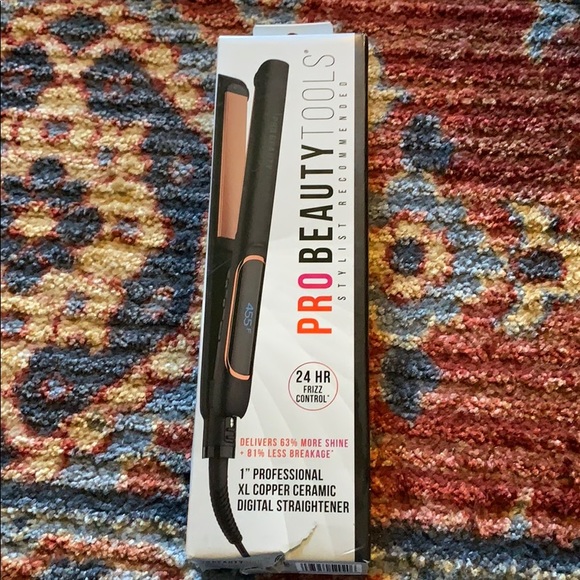 pro beauty tools xl copper digital straightener